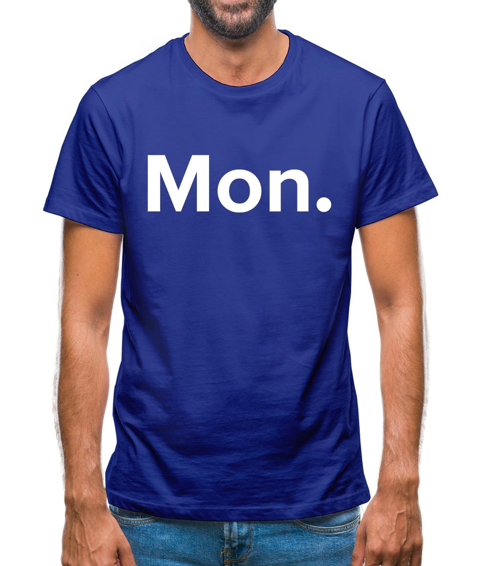 Weekday Mon Mens T-Shirt Weekday Mon Mens T-Shirt