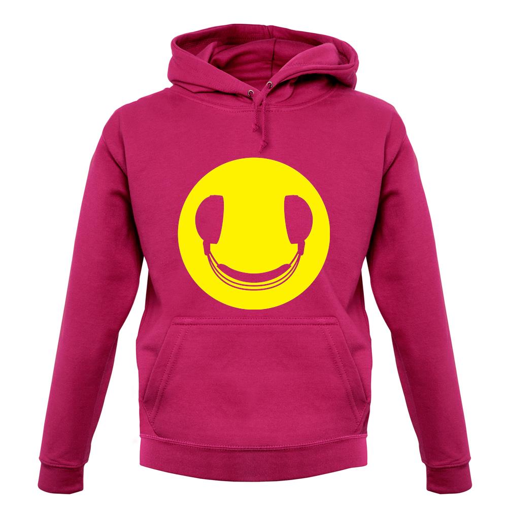 Dj Headphone Smiley Face unisex hoodie Dj Headphone Smiley Face unisex hoodie
