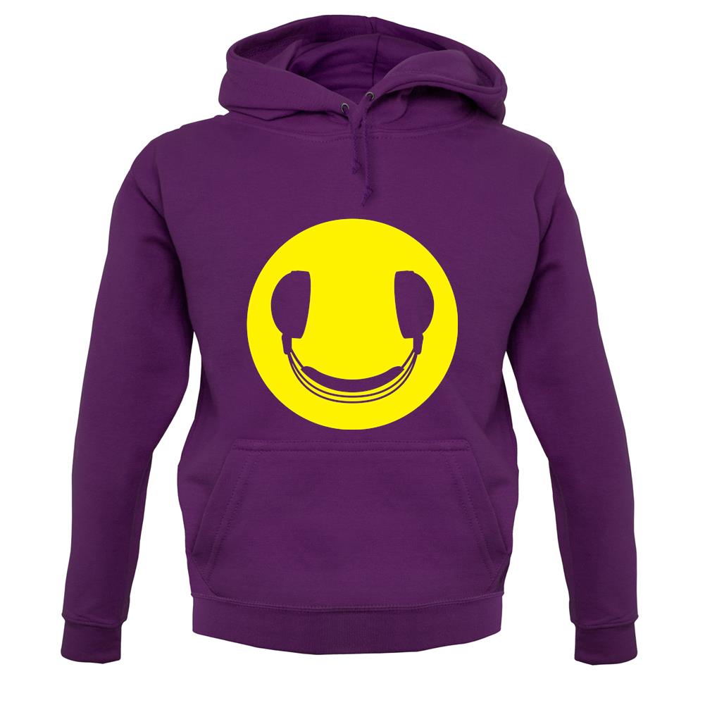 Dj Headphone Smiley Face unisex hoodie Dj Headphone Smiley Face unisex hoodie
