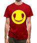 Dj Headphone Smiley Face Mens T-Shirt Dj Headphone Smiley Face Mens T-Shirt