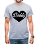 Heart Daddy Mens T-Shirt Heart Daddy Mens T-Shirt