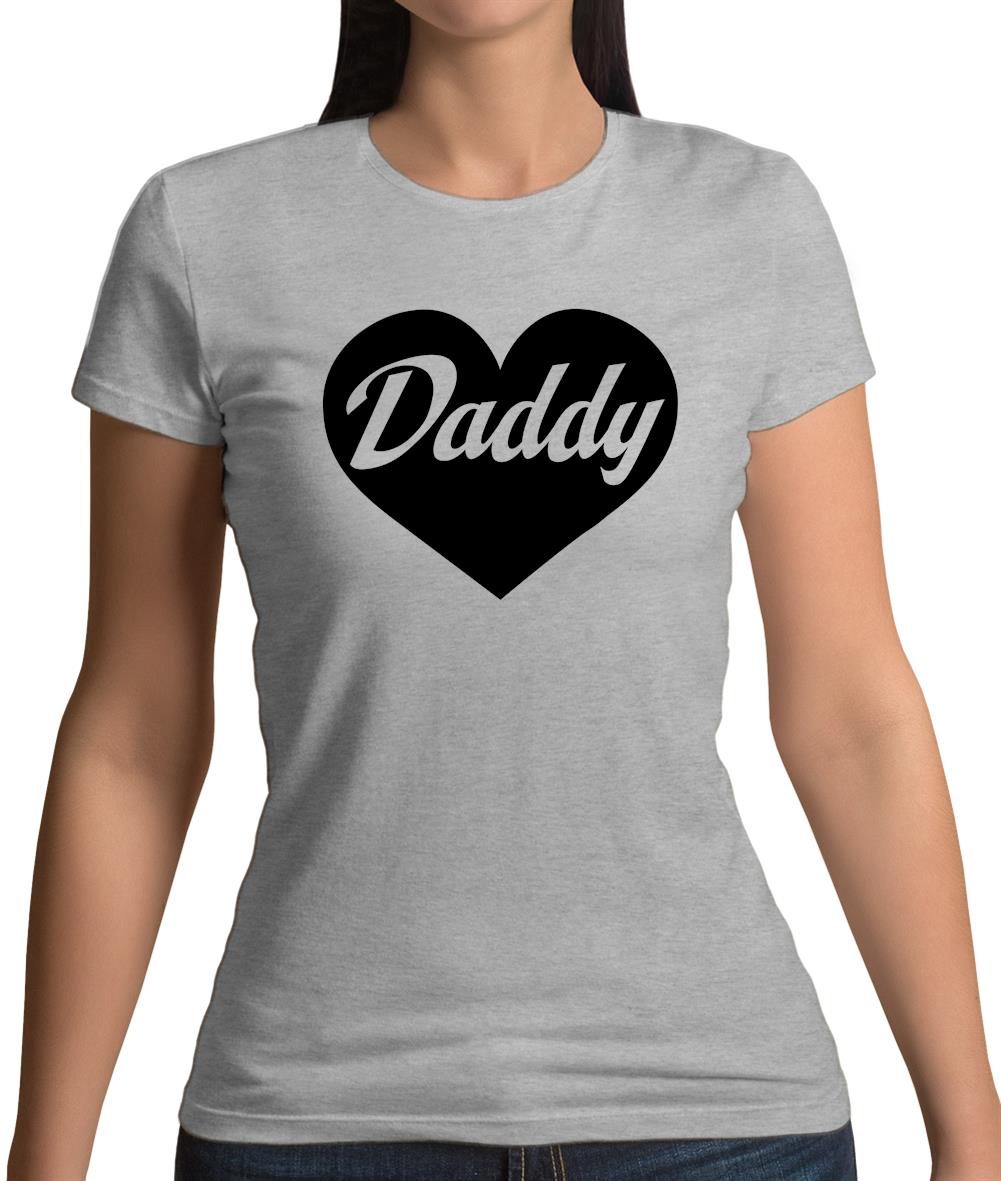 Heart Daddy Womens T-Shirt Heart Daddy Womens T-Shirt