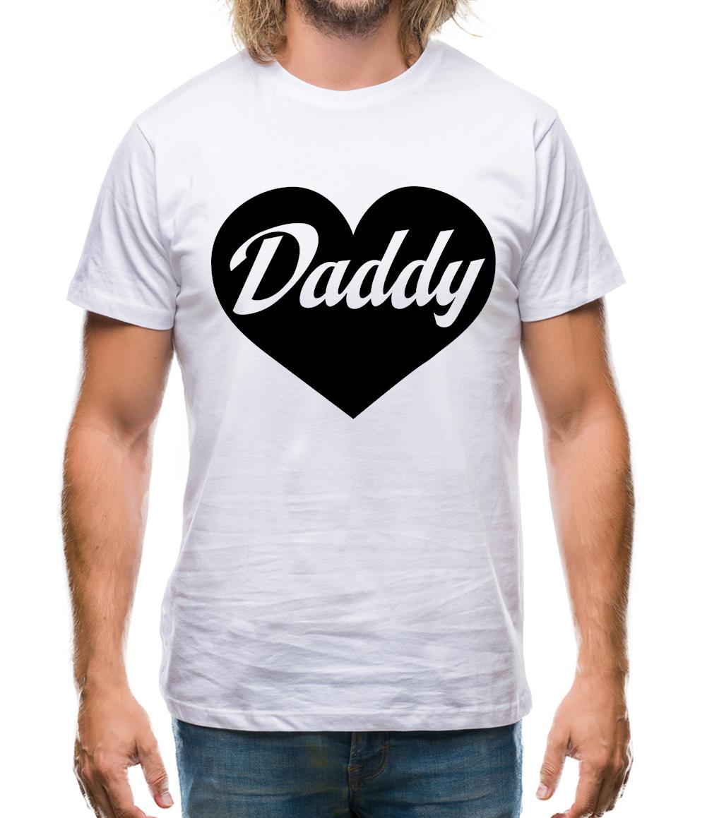Heart Daddy Mens T-Shirt Heart Daddy Mens T-Shirt