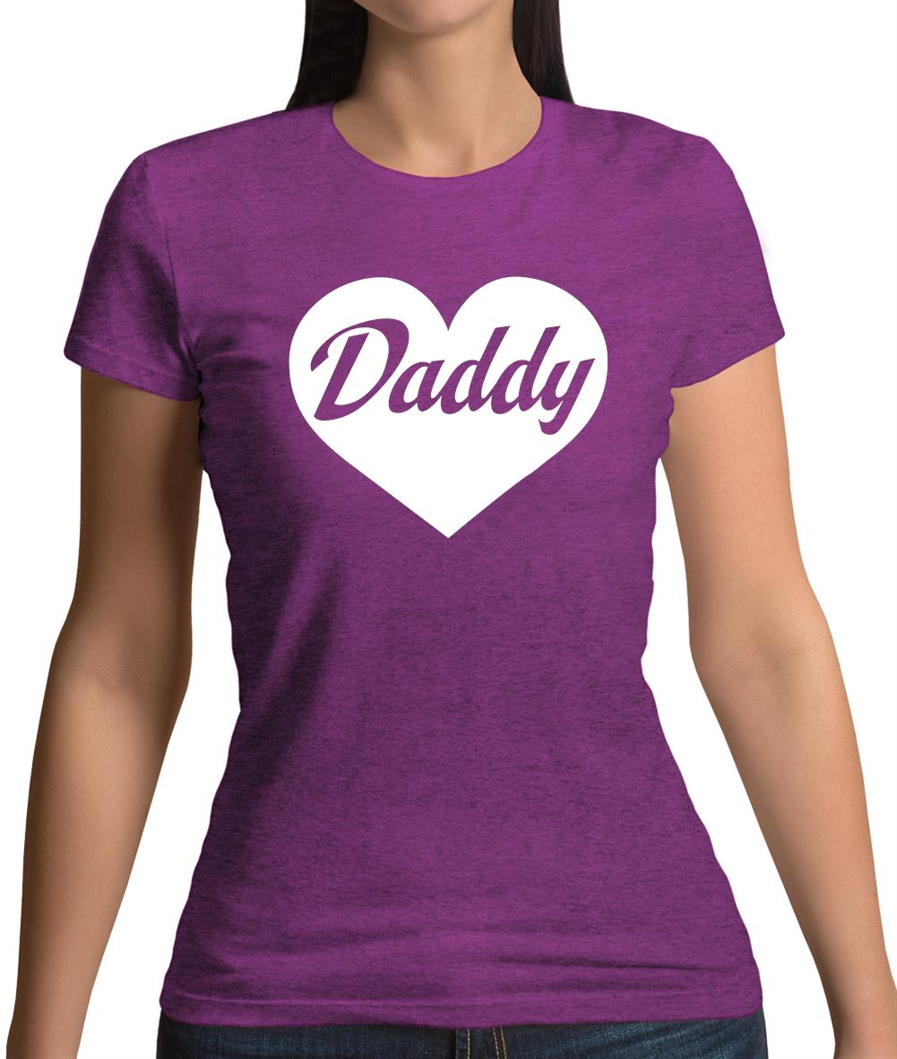 Heart Daddy Womens T-Shirt Heart Daddy Womens T-Shirt