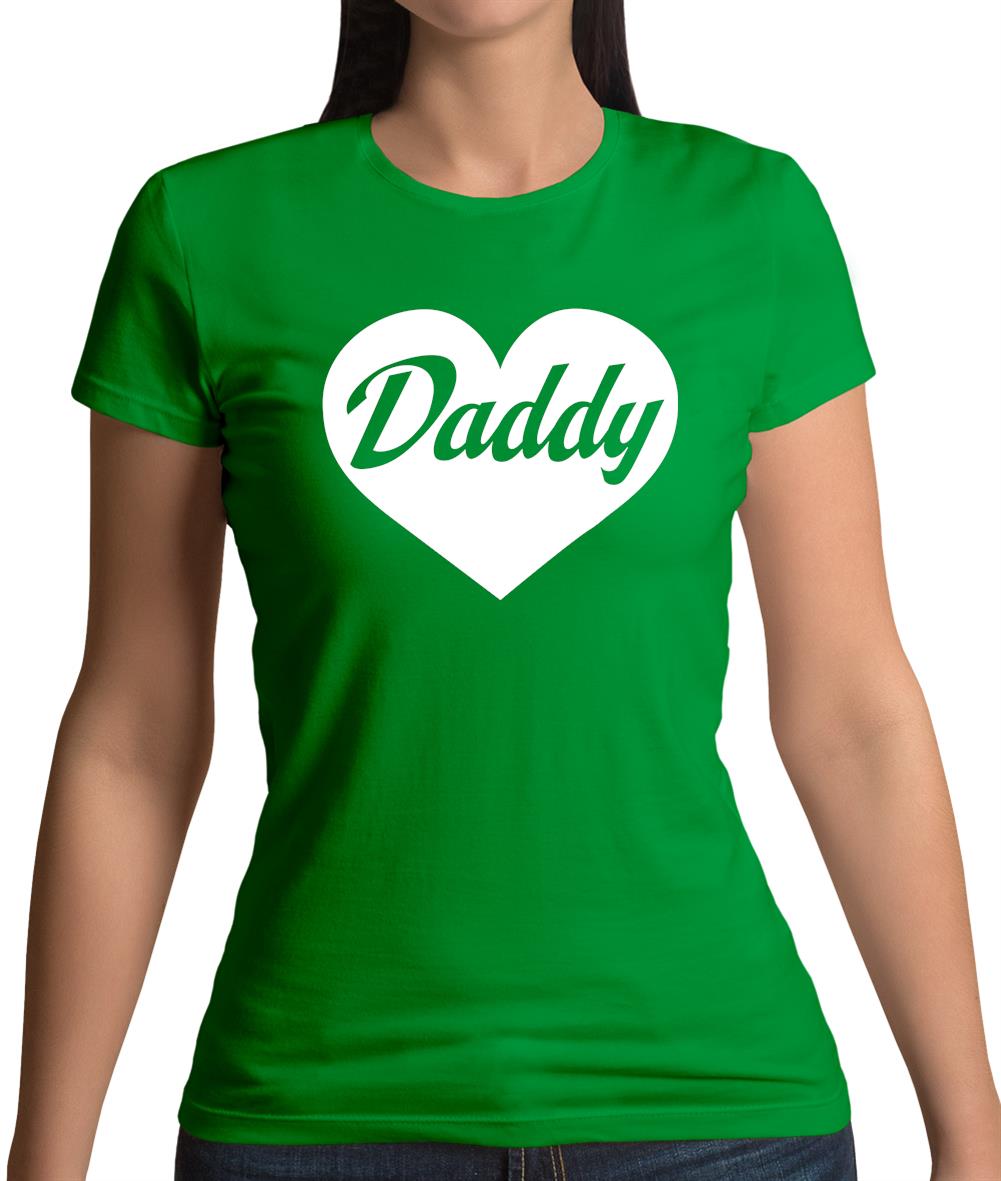 Heart Daddy Womens T-Shirt Heart Daddy Womens T-Shirt