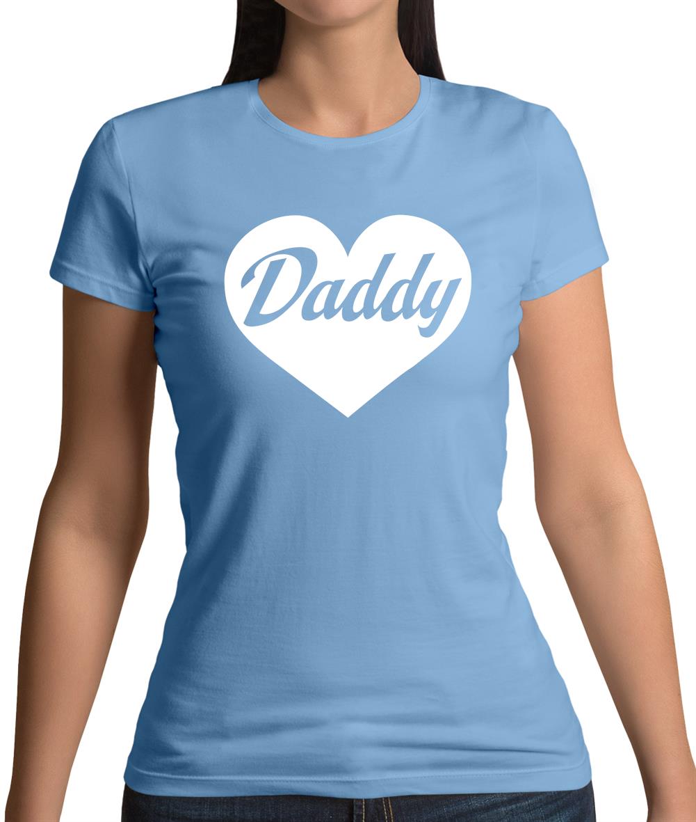 Heart Daddy Womens T-Shirt Heart Daddy Womens T-Shirt