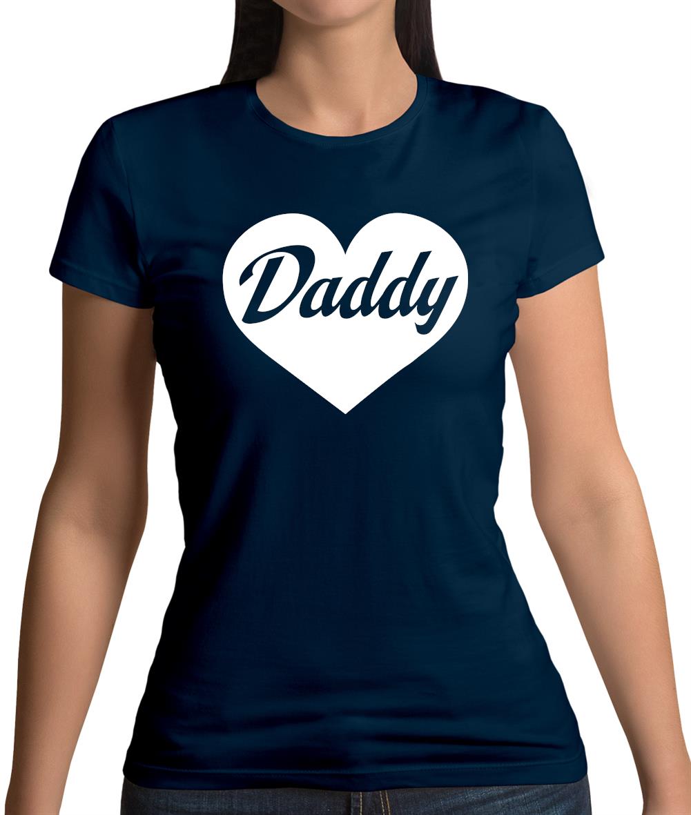 Heart Daddy Womens T-Shirt Heart Daddy Womens T-Shirt