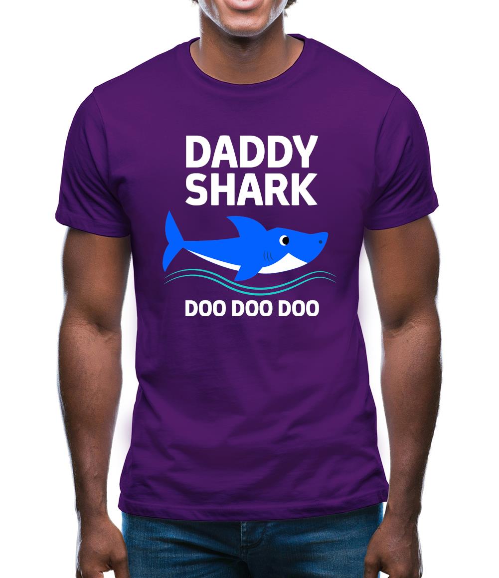 Daddy Shark Doo Doo Doo Mens T-Shirt Daddy Shark Doo Doo Doo Mens T-Shirt