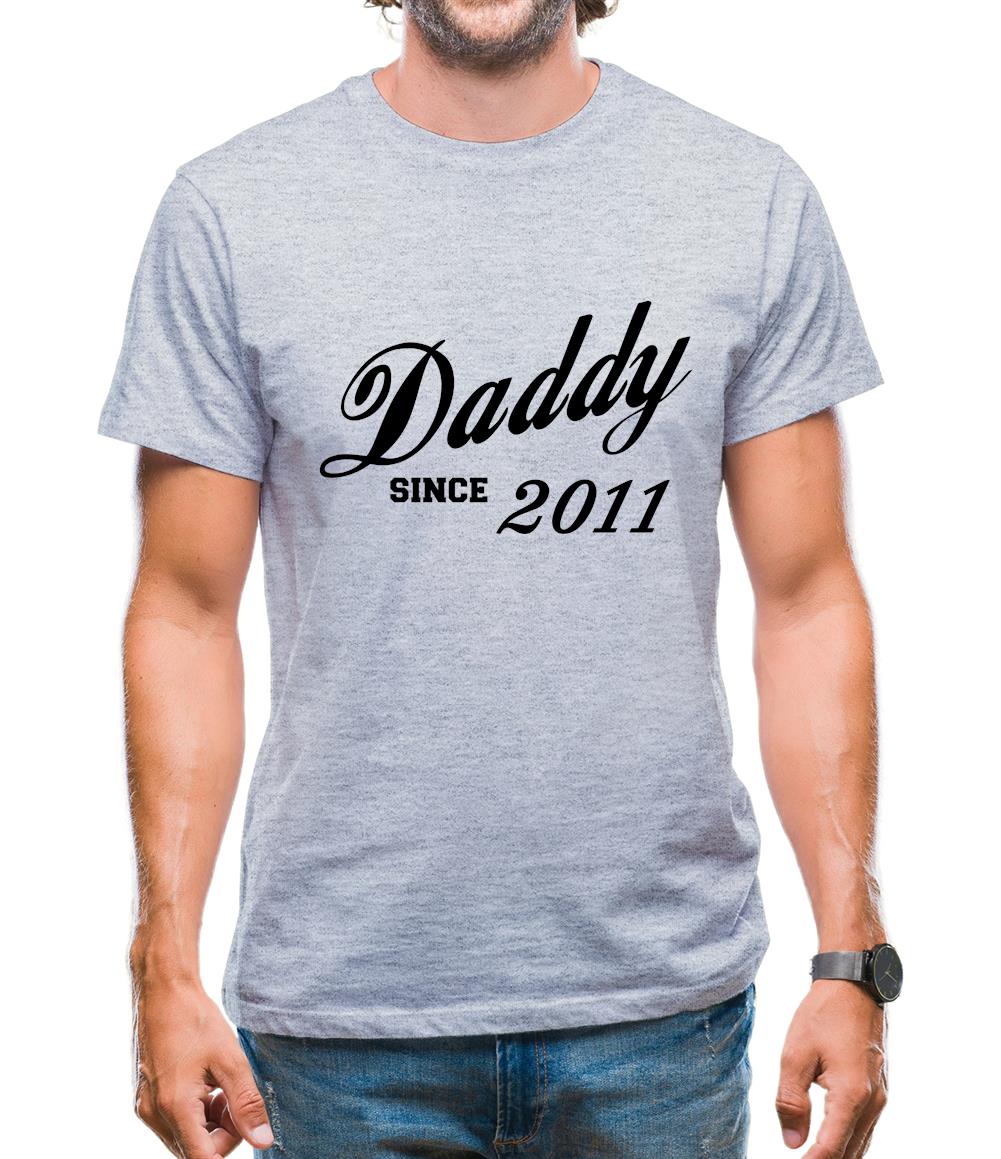 Daddy Since 2011 Mens T-Shirt Daddy Since 2011 Mens T-Shirt