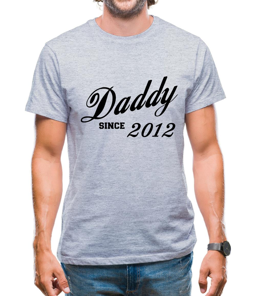 Daddy Since 2012 Mens T-Shirt Daddy Since 2012 Mens T-Shirt