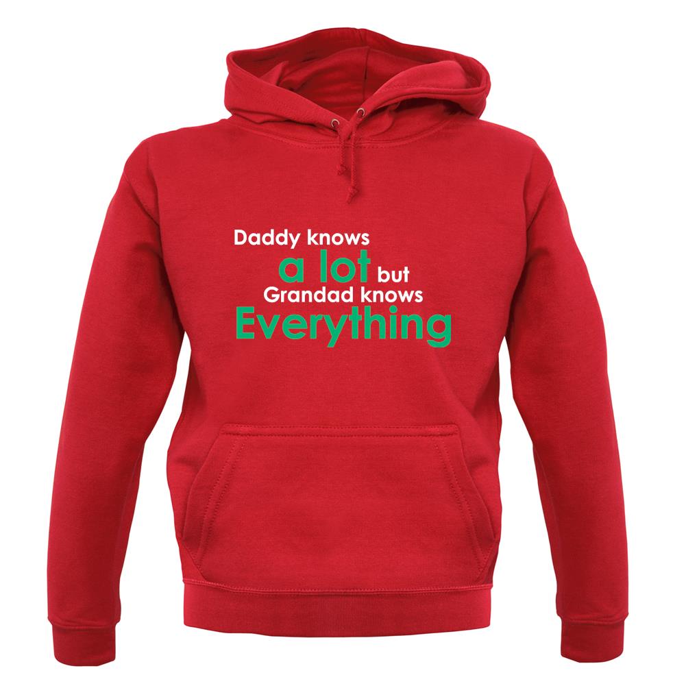 Daddy Knows A Lot Grandad Knows Everything unisex hoodie Daddy Knows A Lot Grandad Knows Everything unisex hoodie