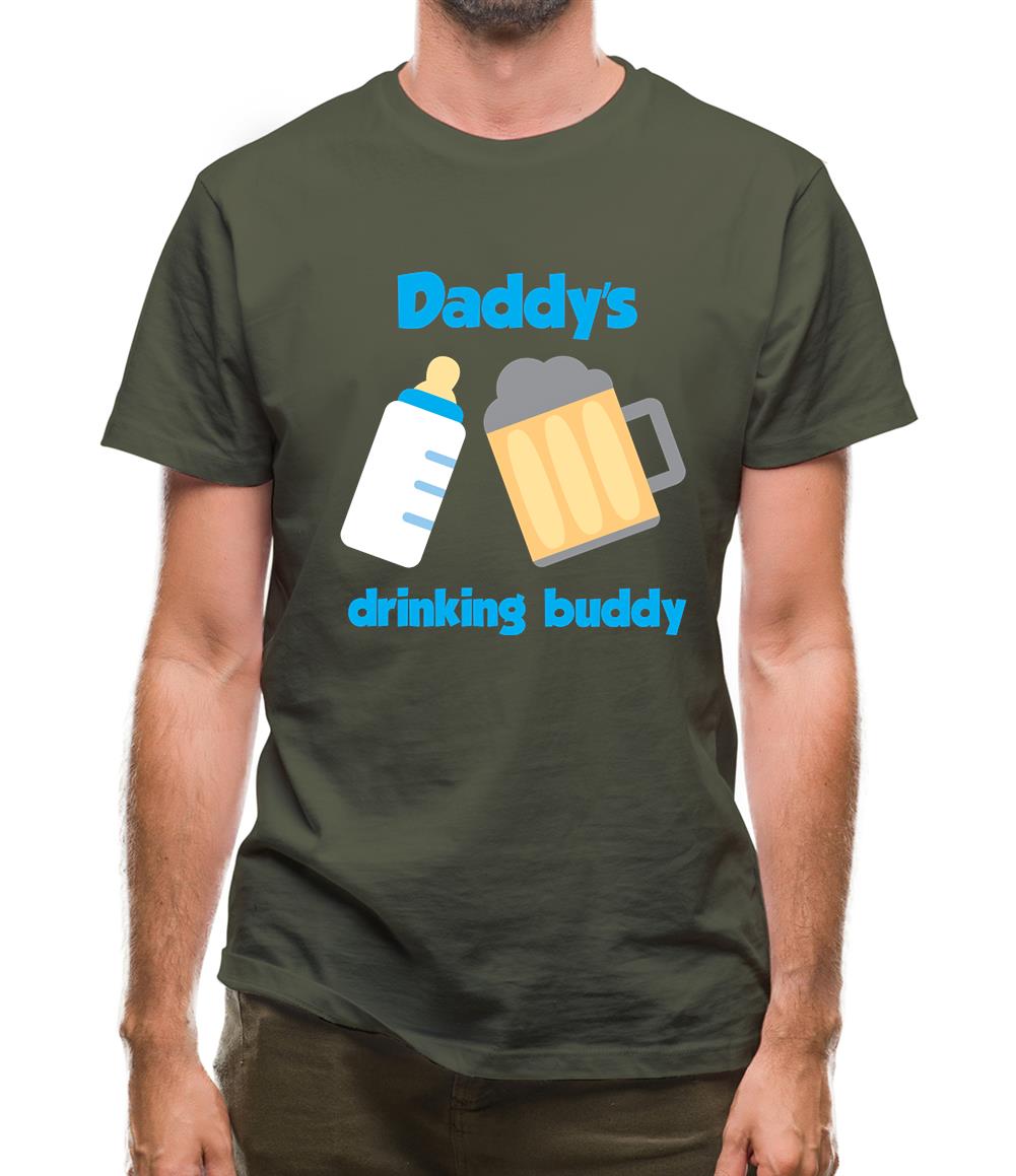 Daddy's Drinking Buddy Mens T-Shirt Daddy's Drinking Buddy Mens T-Shirt