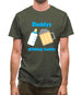 Daddy's Drinking Buddy Mens T-Shirt Daddy's Drinking Buddy Mens T-Shirt