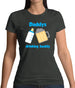 Daddy's Drinking Buddy Womens T-Shirt Daddy's Drinking Buddy Womens T-Shirt