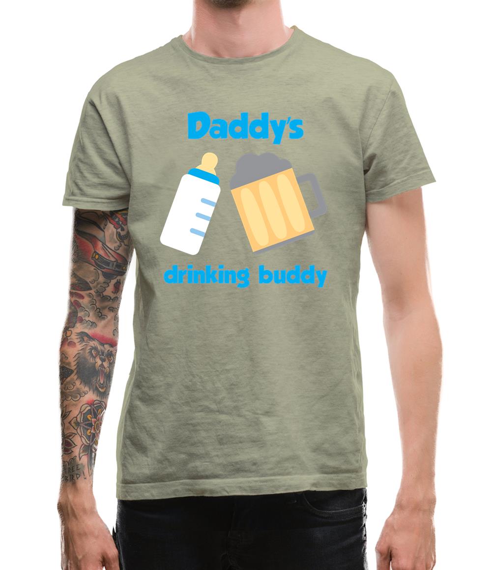 Daddy's Drinking Buddy Mens T-Shirt Daddy's Drinking Buddy Mens T-Shirt