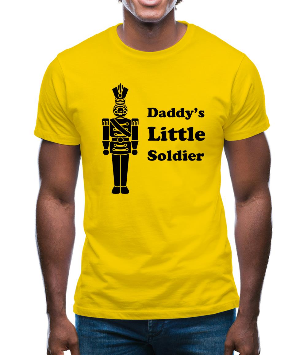 Daddy's Little Soldier Mens T-Shirt Daddy's Little Soldier Mens T-Shirt