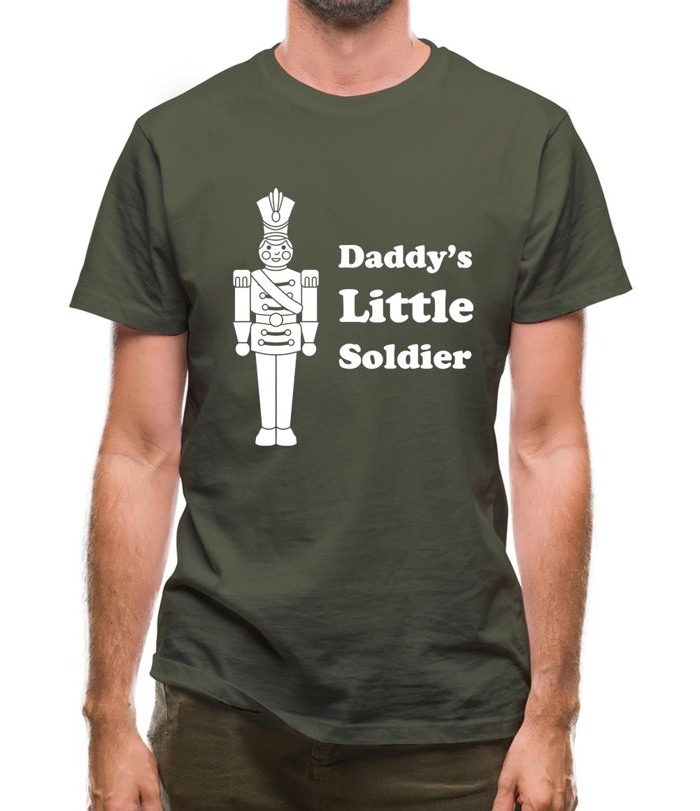 Daddy's Little Soldier Mens T-Shirt Daddy's Little Soldier Mens T-Shirt