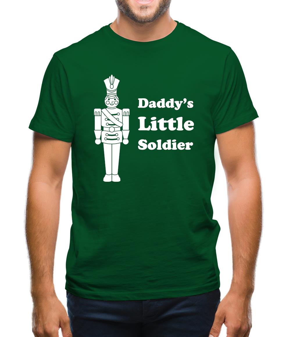 Daddy's Little Soldier Mens T-Shirt Daddy's Little Soldier Mens T-Shirt