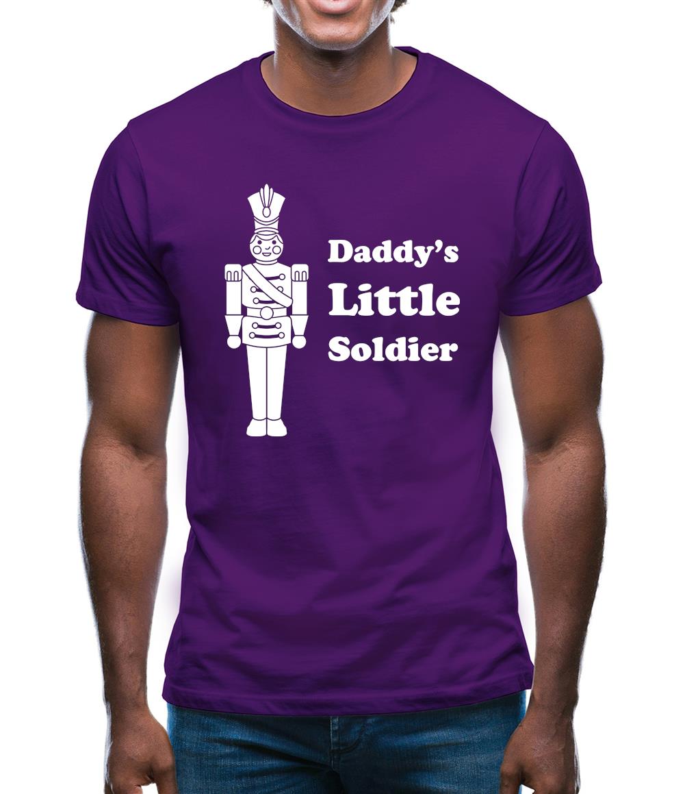 Daddy's Little Soldier Mens T-Shirt Daddy's Little Soldier Mens T-Shirt