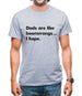 Dad'S Are Like Boomerangs.. Mens T-Shirt Dad'S Are Like Boomerangs.. Mens T-Shirt