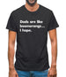 Dad'S Are Like Boomerangs.. Mens T-Shirt Dad'S Are Like Boomerangs.. Mens T-Shirt