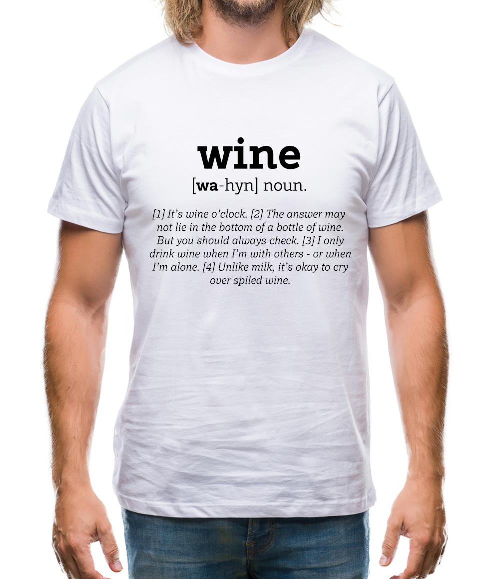 Definition Wine Mens T-Shirt Definition Wine Mens T-Shirt