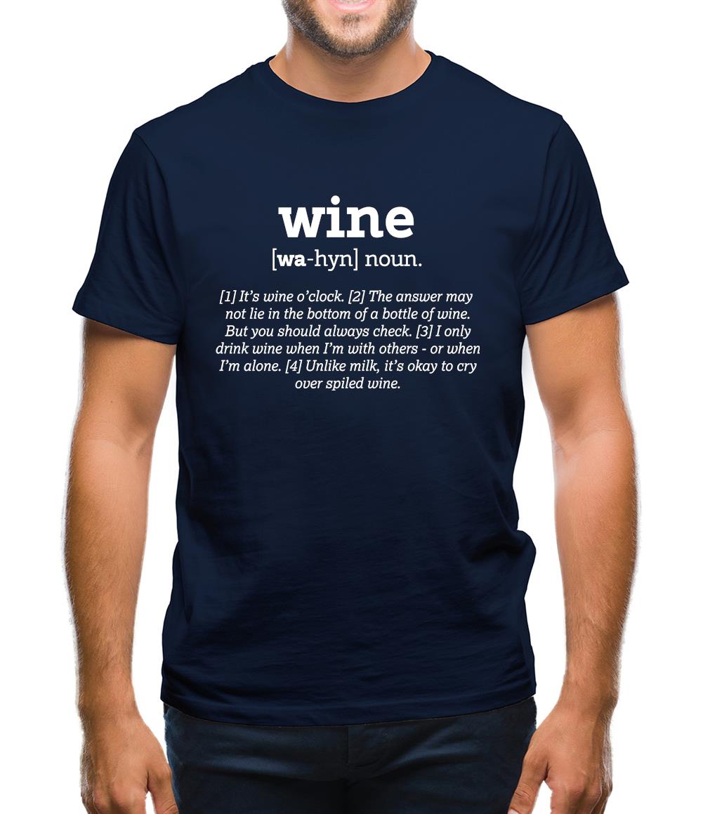 Definition Wine Mens T-Shirt Definition Wine Mens T-Shirt
