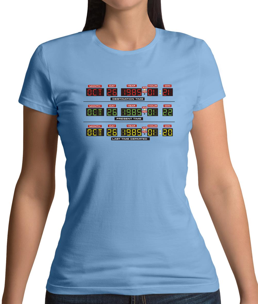 Deloreon Time Machine Circuits Womens T-Shirt Deloreon Time Machine Circuits Womens T-Shirt