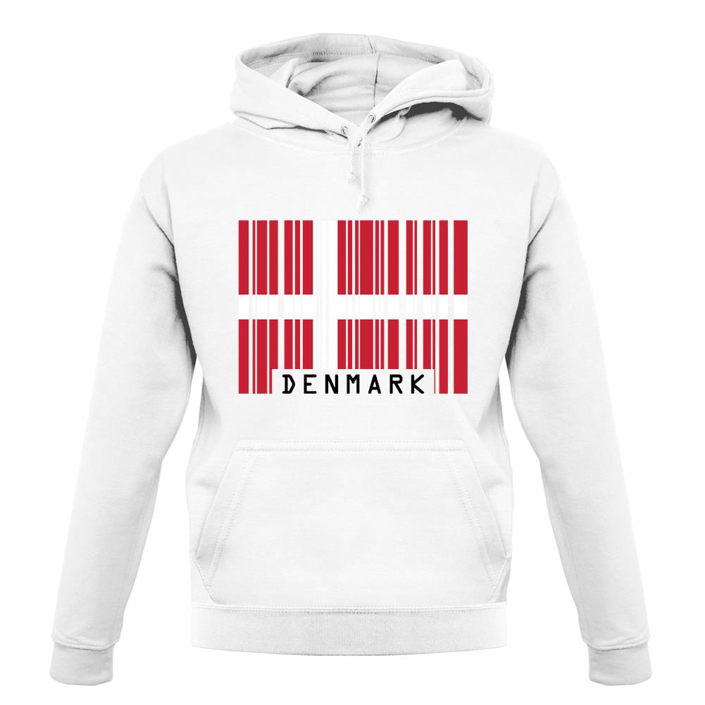 Denmark Barcode Style Flag unisex hoodie Denmark Barcode Style Flag unisex hoodie