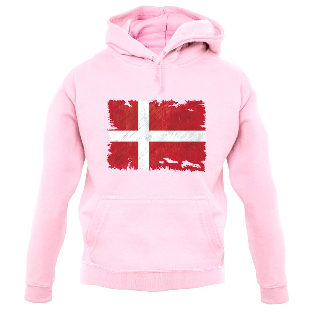 Denmark Grunge Style Flag unisex hoodie Denmark Grunge Style Flag unisex hoodie