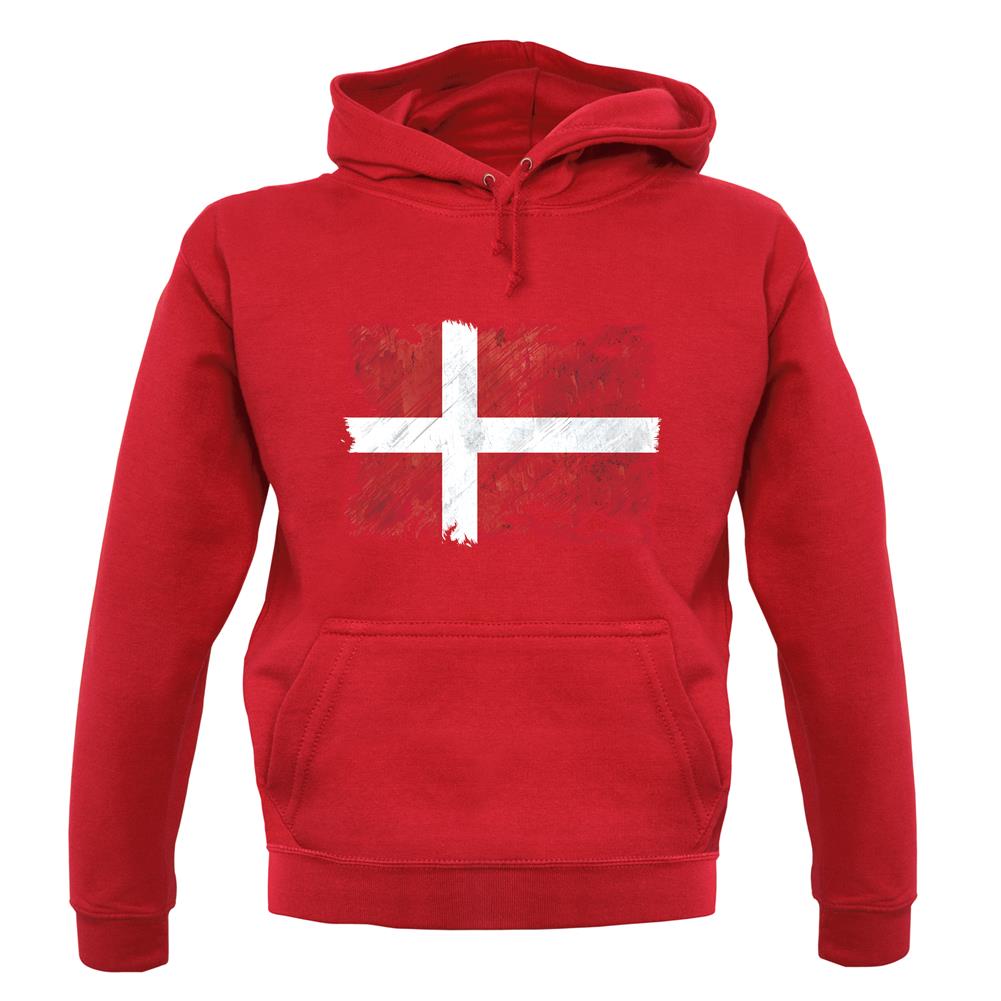 Denmark Grunge Style Flag unisex hoodie Denmark Grunge Style Flag unisex hoodie