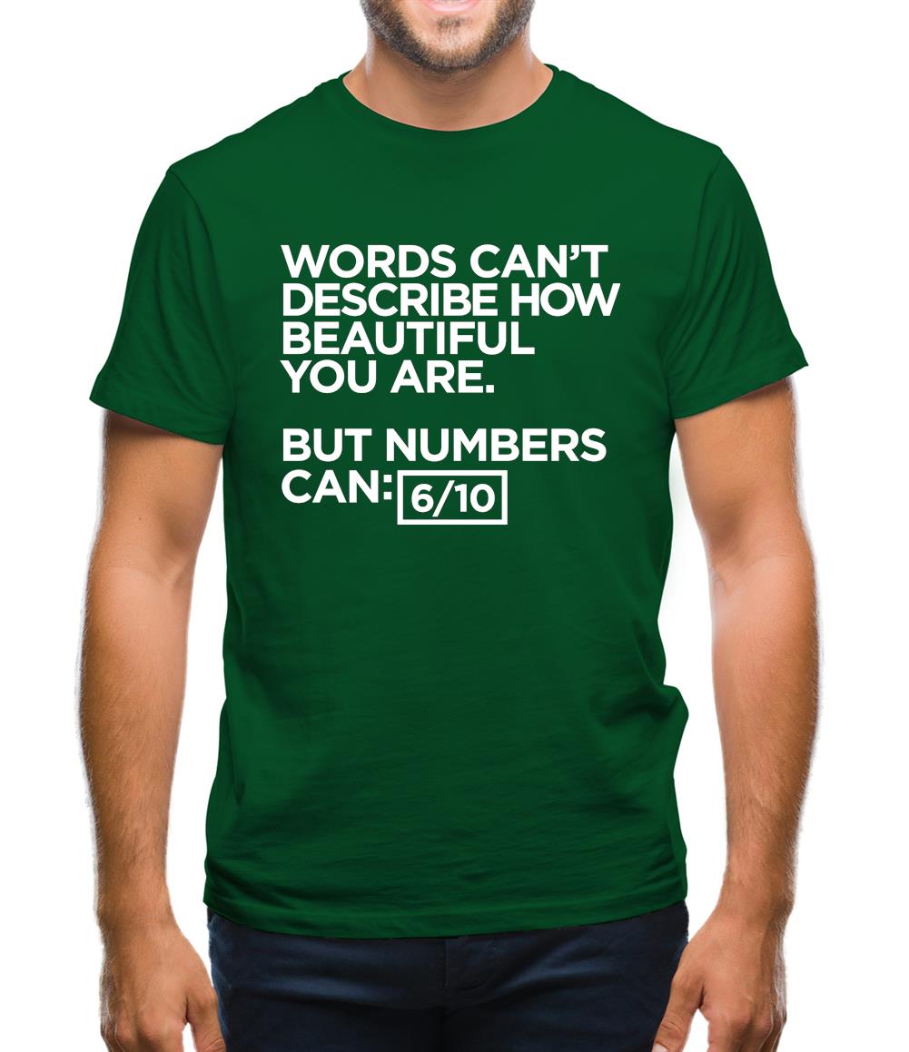 Words Can'T Describe Beauty Mens T-Shirt Words Can'T Describe Beauty Mens T-Shirt