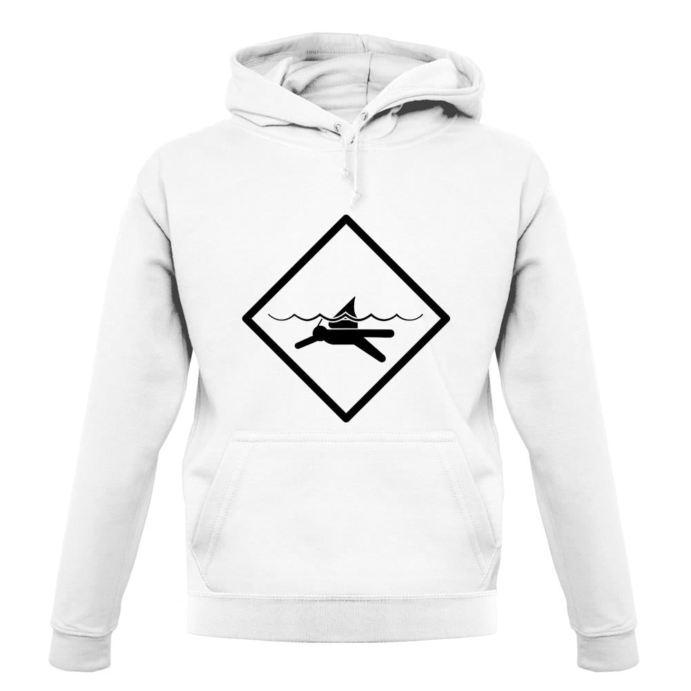Diver Shark Sign unisex hoodie Diver Shark Sign unisex hoodie
