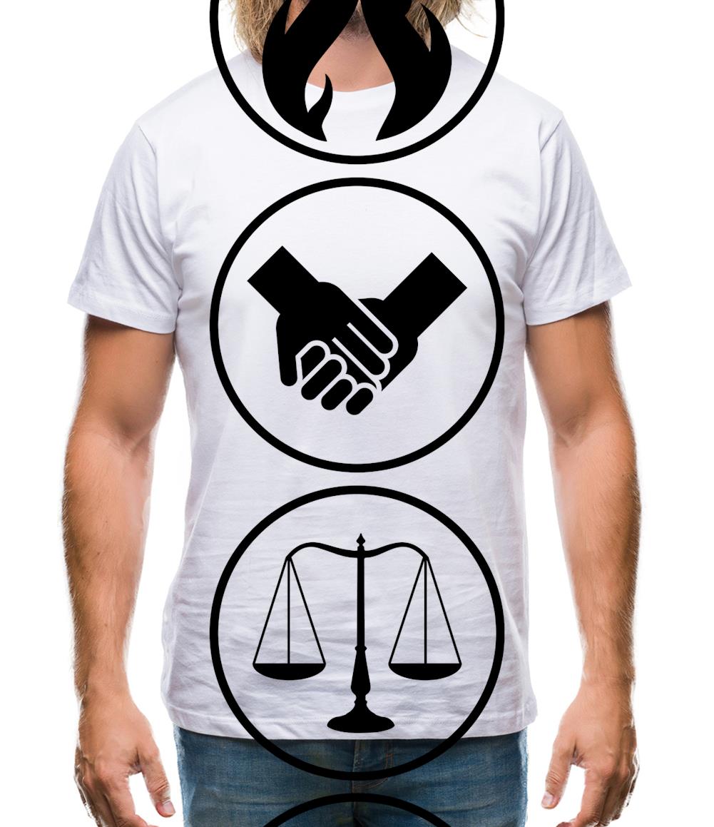 Faction Symbols Mens T-Shirt Faction Symbols Mens T-Shirt