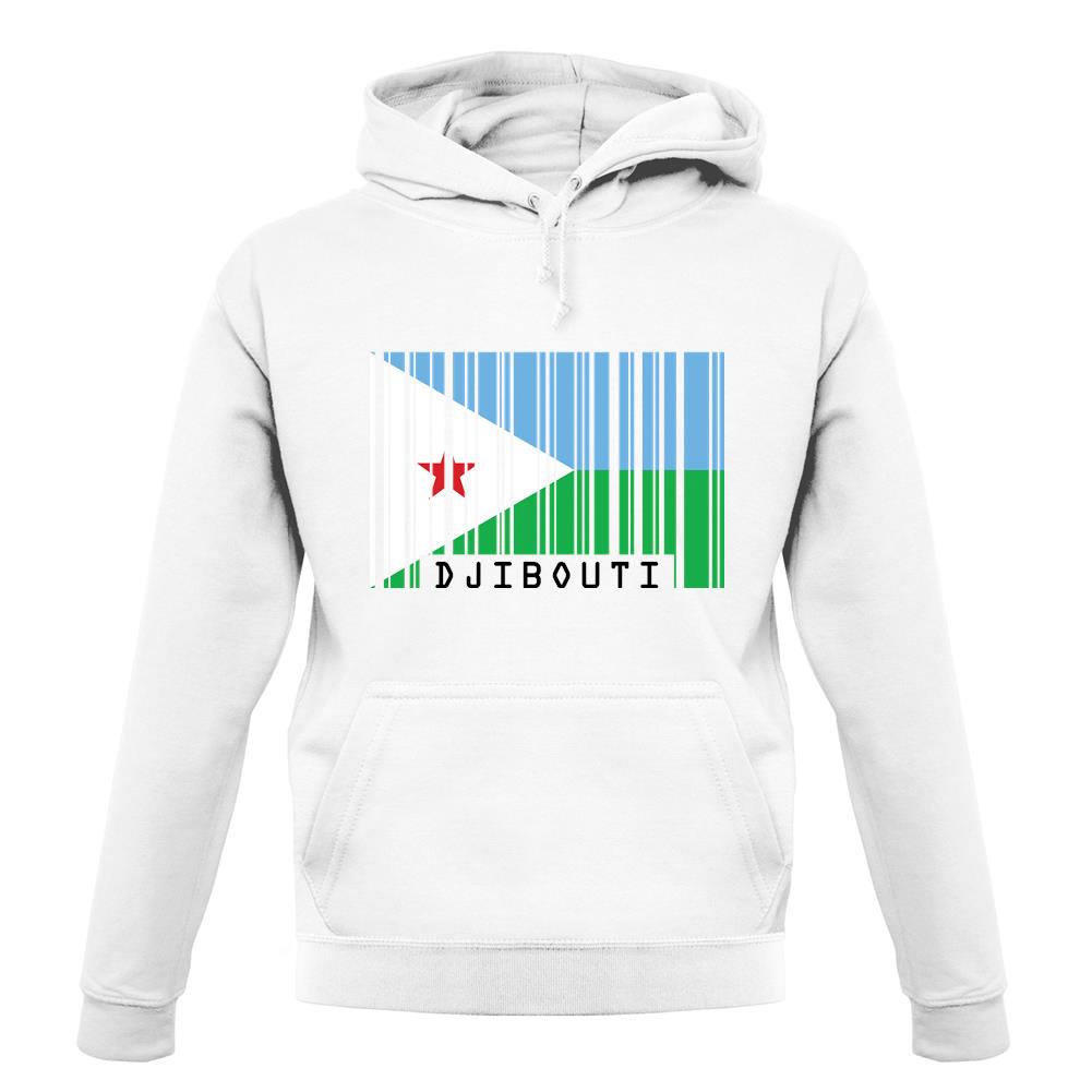 Djibouti Barcode Style Flag unisex hoodie Djibouti Barcode Style Flag unisex hoodie