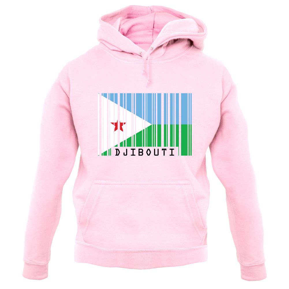 Djibouti Barcode Style Flag unisex hoodie Djibouti Barcode Style Flag unisex hoodie