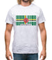 Dominica Barcode Style Flag Mens T-Shirt Dominica Barcode Style Flag Mens T-Shirt