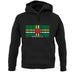Dominica Barcode Style Flag unisex hoodie Dominica Barcode Style Flag unisex hoodie