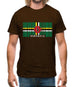 Dominica Barcode Style Flag Mens T-Shirt Dominica Barcode Style Flag Mens T-Shirt