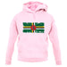 Dominica Grunge Style Flag unisex hoodie Dominica Grunge Style Flag unisex hoodie