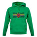 Dominica Grunge Style Flag unisex hoodie Dominica Grunge Style Flag unisex hoodie