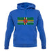 Dominica Grunge Style Flag unisex hoodie Dominica Grunge Style Flag unisex hoodie