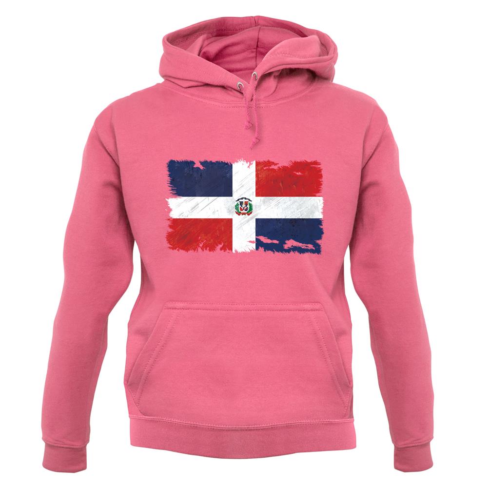 Dominican Republic Grunge Style Flag unisex hoodie Dominican Republic Grunge Style Flag unisex hoodie