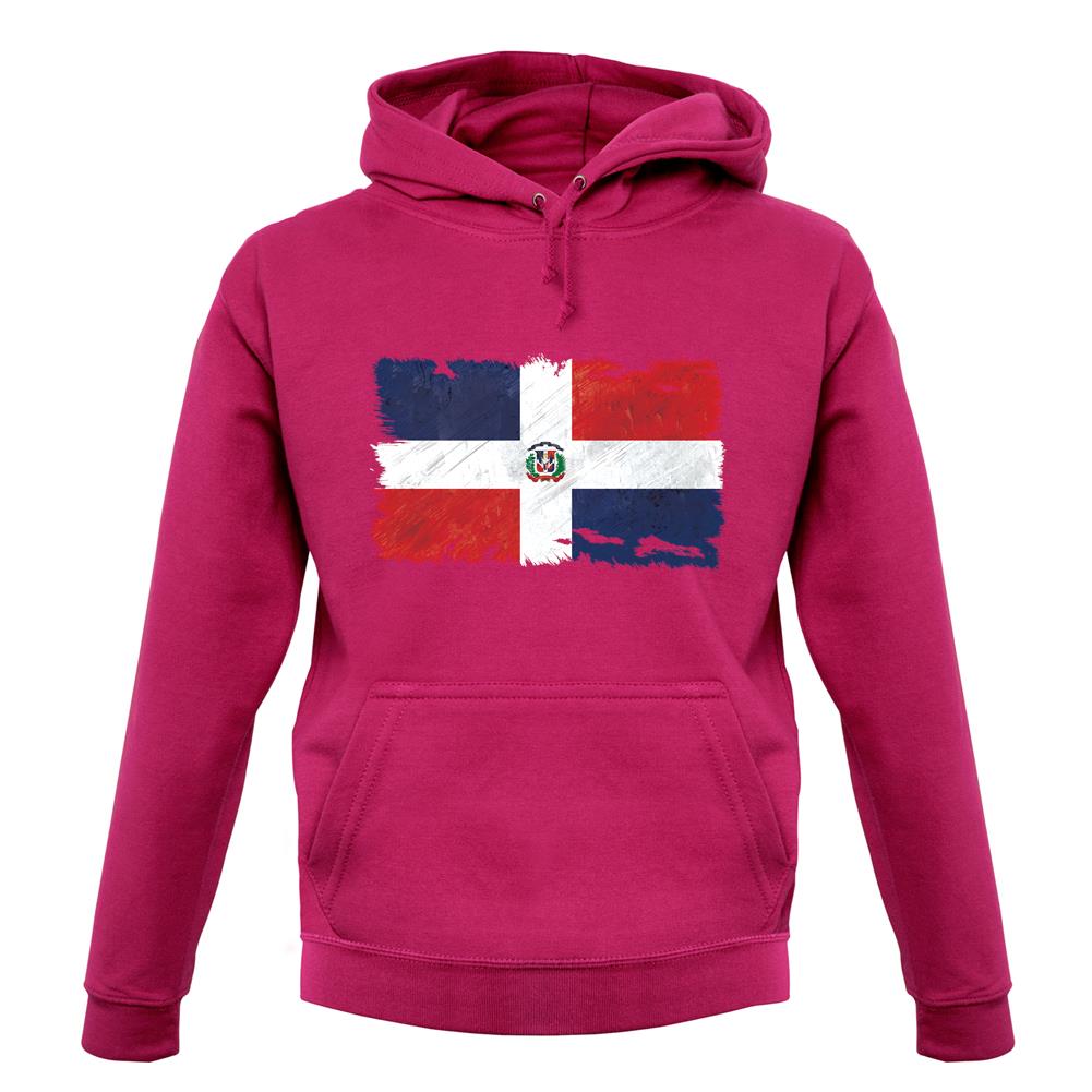 Dominican Republic Grunge Style Flag unisex hoodie Dominican Republic Grunge Style Flag unisex hoodie