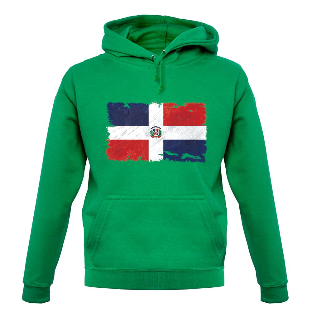Dominican Republic Grunge Style Flag unisex hoodie Dominican Republic Grunge Style Flag unisex hoodie