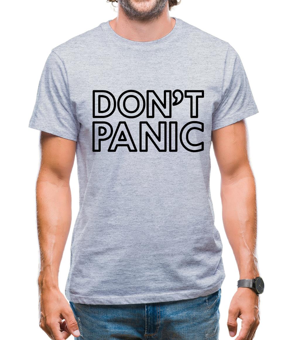 Don't Panic Mens T-Shirt Don't Panic Mens T-Shirt