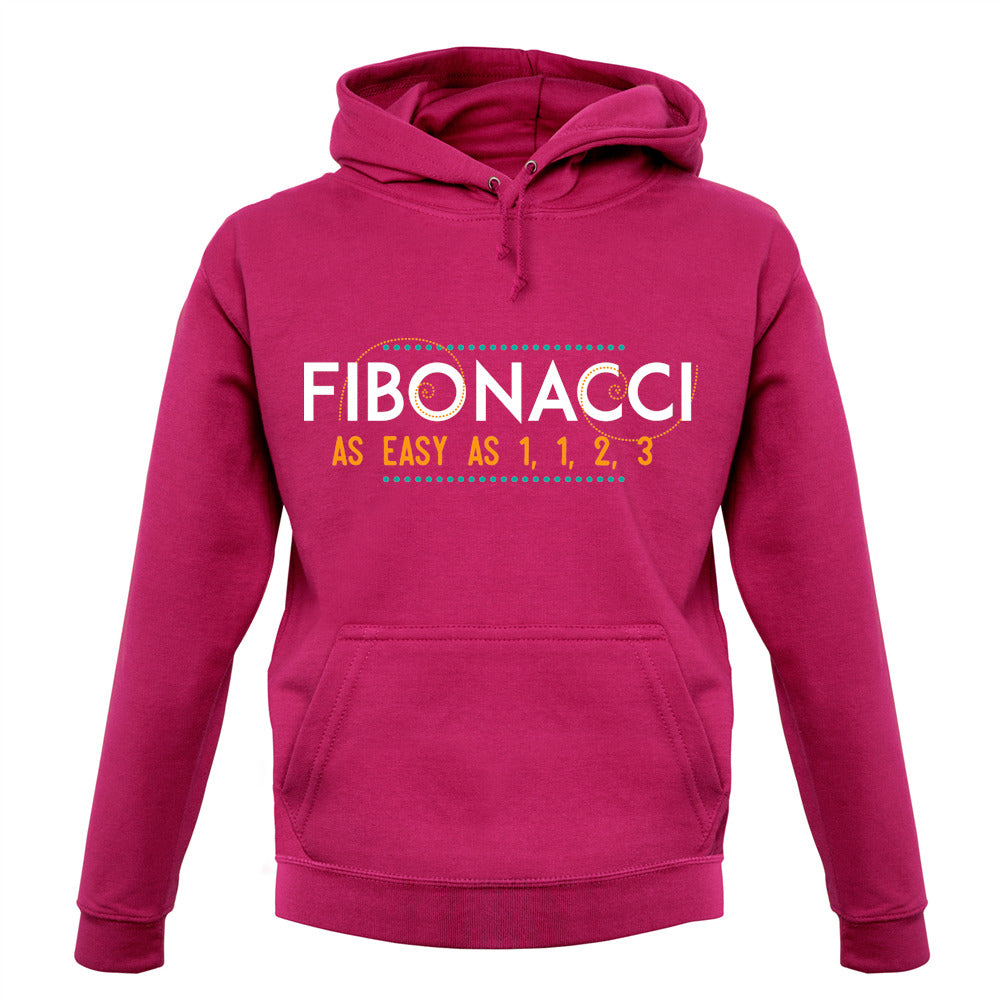 Fibonacci - As Easy As 1, 1, 2, 3 Unisex Hoodie Fibonacci - As Easy As 1, 1, 2, 3 Unisex Hoodie