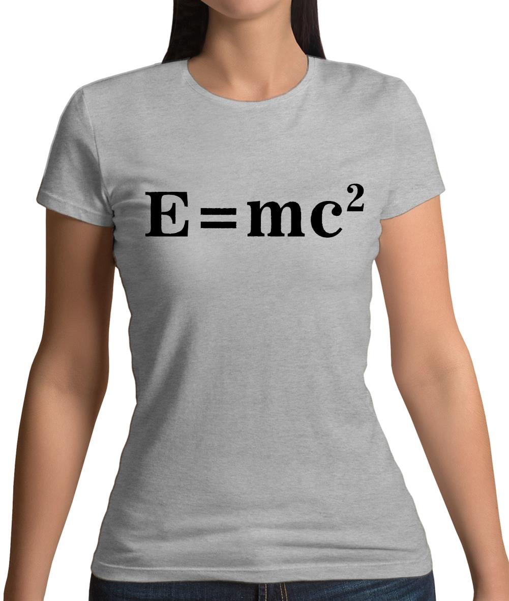 E=Mc2 Womens T-Shirt E=Mc2 Womens T-Shirt