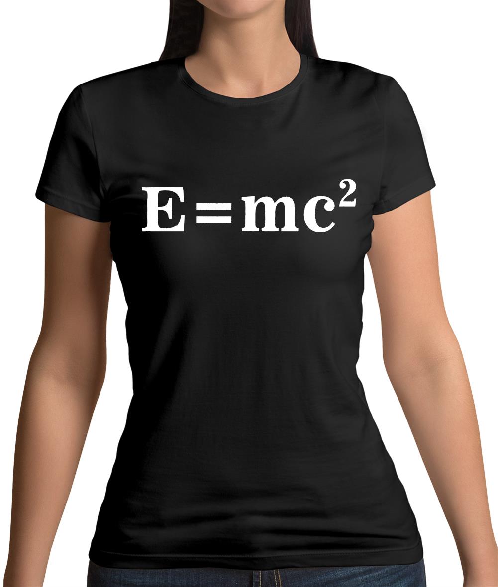 E=Mc2 Womens T-Shirt E=Mc2 Womens T-Shirt