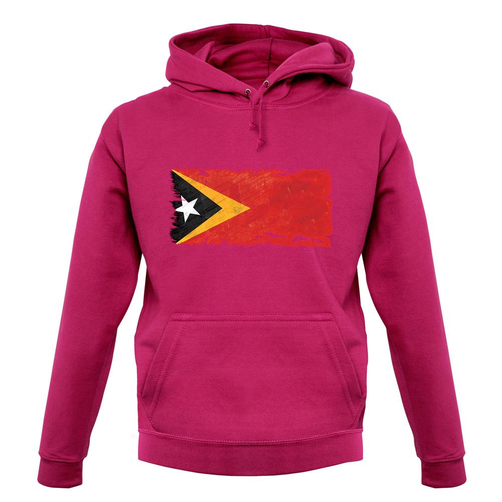 East Timor Grunge Style Flag unisex hoodie East Timor Grunge Style Flag unisex hoodie